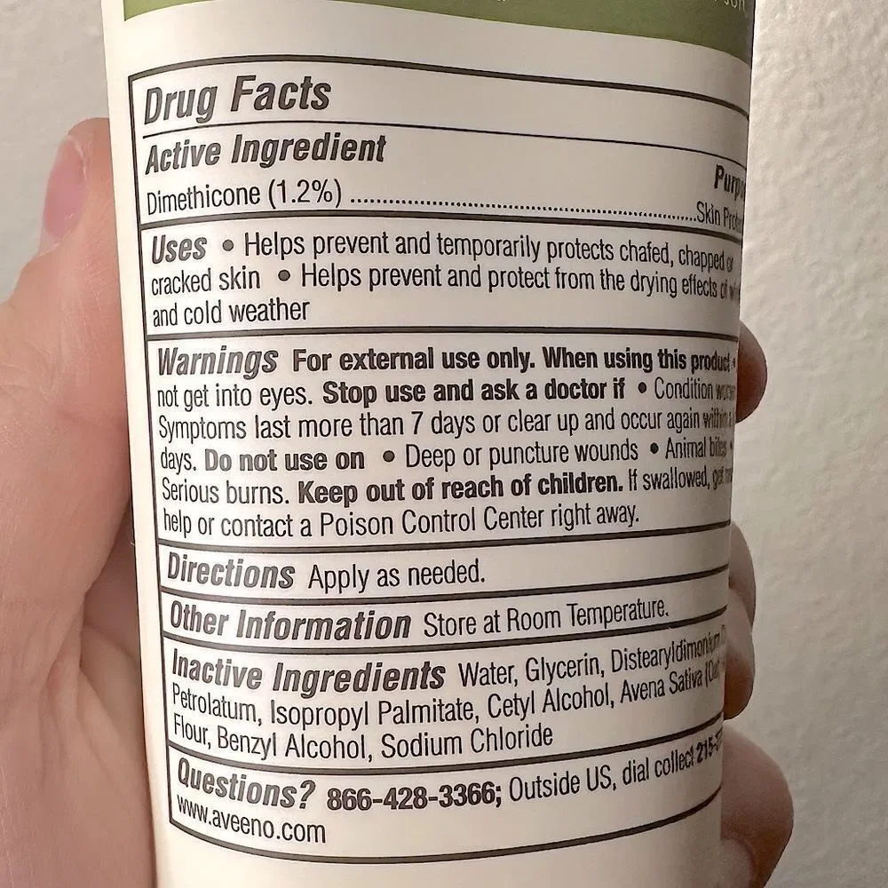 Aveeno Daily Moisturizing Body Lotion Fragrance-Free 8 Fl Oz